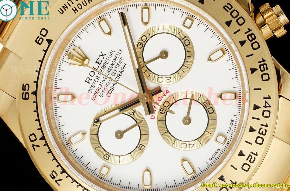 116508 SH4130(Gain YG Gold V3 40mm White YG Daytona Weight) QF 0306